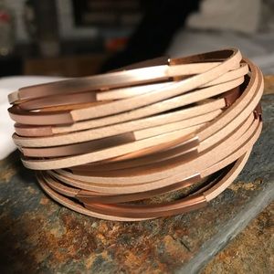 Handcrafted leather bracelets